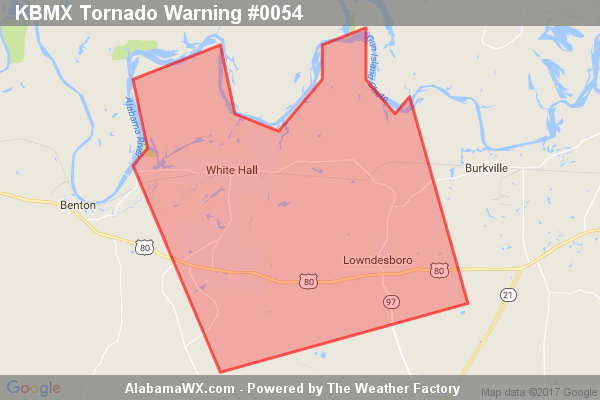 Tornado Warning Continues For Parts Of Lowndes County Until 7:30PM