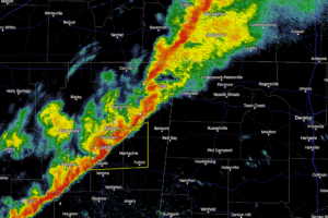 Strong Storms Entering The Northwest Corner Of Alabama