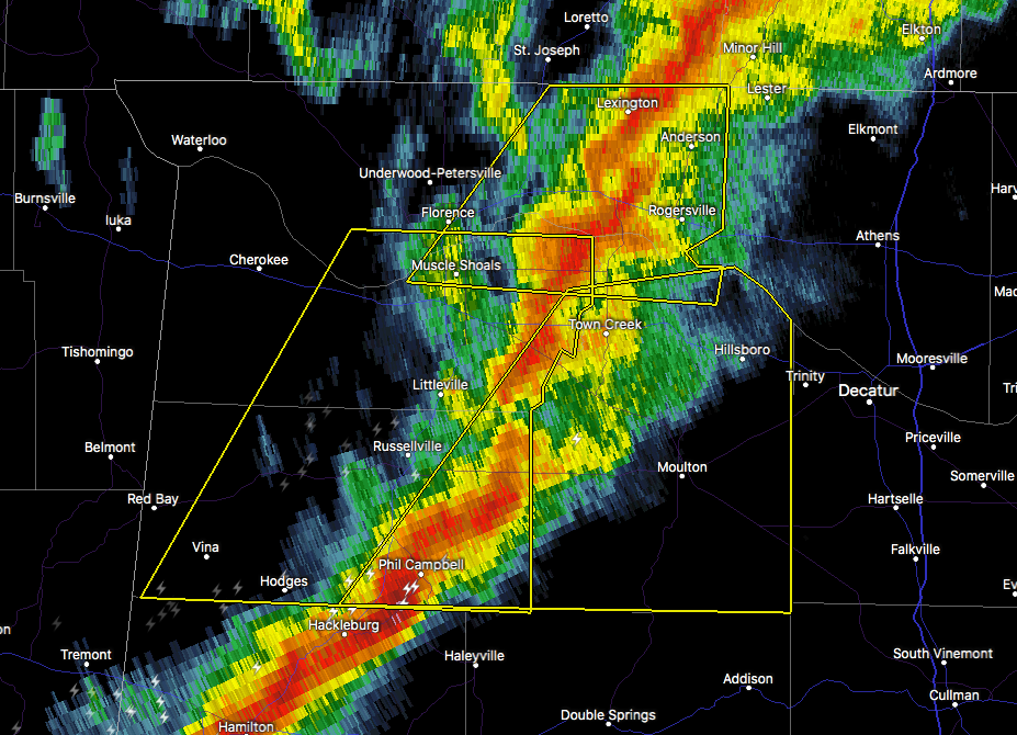 Severe Thunderstorm Warning Expired For Parts Of Colbert, Franklin, And ...