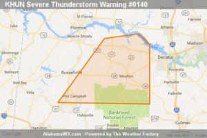 Severe Thunderstorm Warning Expired For Parts Of Colbert, Franklin, And Lawrence Counties