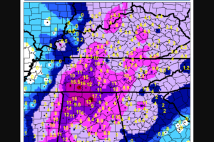 New Year’s Eve 1963 Snowstorm in the South