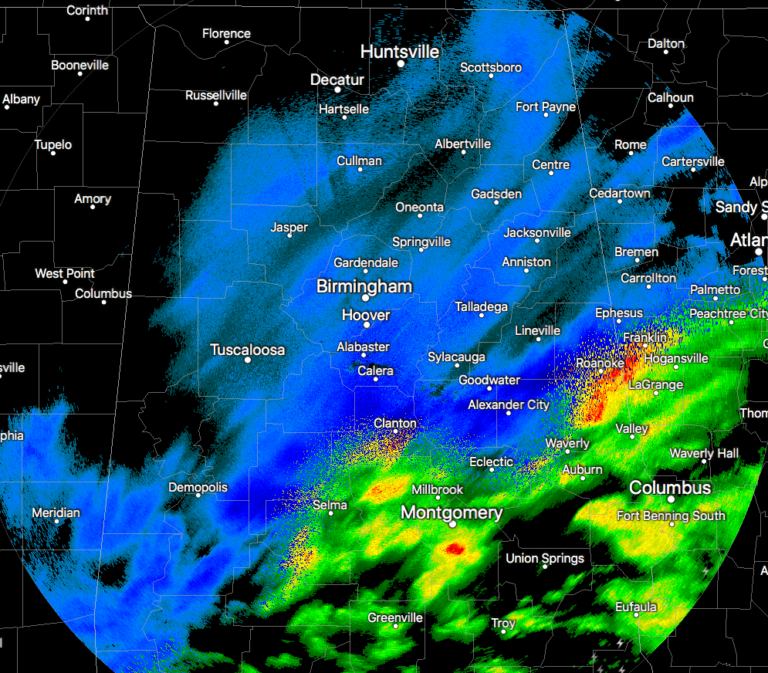 A Quick Update On Our Weather Situation At 1145 AM The Alabama
