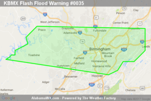 Flash Flood Warning Issued For Parts Of Jefferson County Until 11:00AM