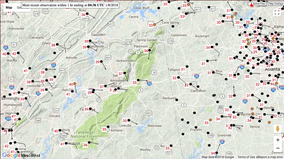 A Late Evening Look at Alabama’s Weather (and The Alabama