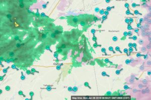 10 a.m. Update:  Temperatures Edging Upwards