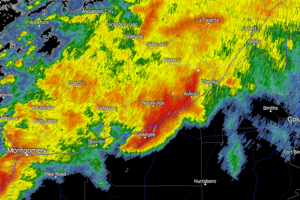 Strong Storms Affecting Parts of Lee & Macon Counties