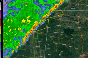 Storms Have Entered Northwest Alabama