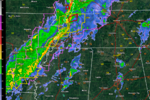 Strong Storms to Reach NW Alabama by 10-11 p.m., Tuscaloosa / Birmingham by 3-4 a.m.