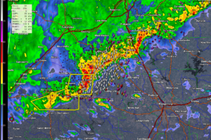 Severe Thunderstorm Warning for Parts of Dallas and Perry Counties Until 7 a.m.