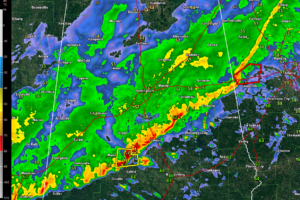 Strong Storms Continue Pushing Eastward This Morning