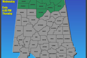 Flood Watch In Effect For North Alabama Through This Afternoon