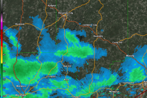 Bassmaster Elite Update at 12:20 PM: A Few Showers Moving Over Lake Martin