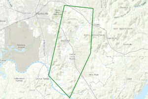 Flood Warning for the Flint River at Brownsboro (Madison Co.) Until Monday Morning