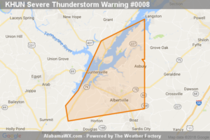 Severe Thunderstorm Warning Continues For Parts Of Marshall County Until 7:00AM