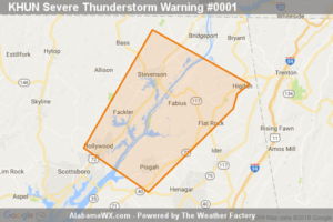 Severe Thunderstorm Warning Expired For Parts Of Jackson County
