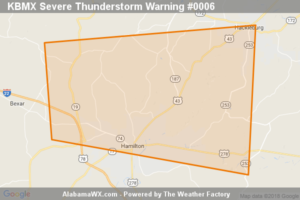 Severe Thunderstorm Warning Issued For Parts Of Marion County Until 2:45PM
