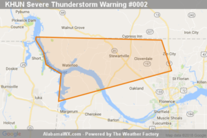 Severe Thunderstorm Warning Expired For Parts Of Colbert And Lauderdale Counties