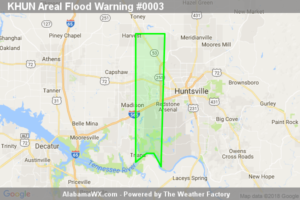 Areal Flood Warning Canceled For Parts Of Madison County