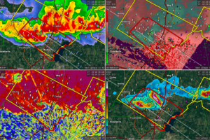 Possible Tornado Passing North of Jackson MS