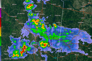 Noisy Storms Entering Northwest Alabama