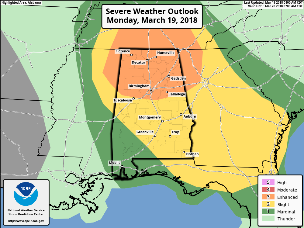 ENHANCED RISK: SPC maintains an “enhanced risk” of seve...