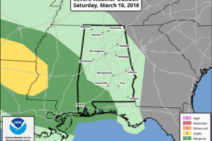 Conditions At Midday In Central Alabama