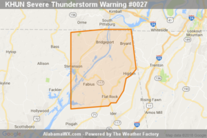 Severe Thunderstorm Warning Expired For Parts Of Jackson County