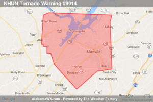 Tornado Warning Continues For Parts Of Marshall County Until 7:45PM