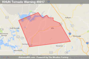 Tornado Warning Canceled For Parts Of Franklin (TN) County