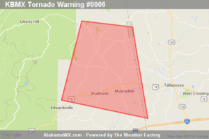 Tornado Warning Canceled For Parts Of Cleburne County