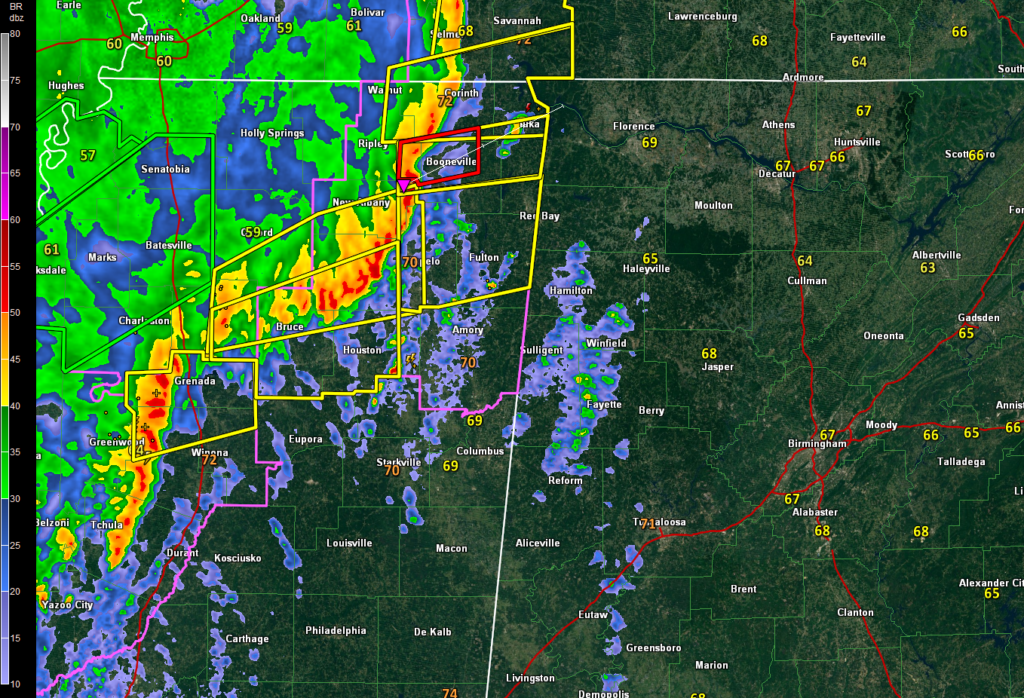 Quick Radar Check at 6 a.m. The Alabama Weather Blog