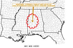 There is Still a Severe Weather Threat for West Central Alabama