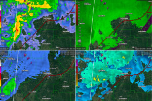 Storms Strengthening Over West Alabama