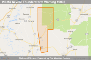The Severe Thunderstorm Warning For Northeastern Hale County Is Cancelled