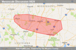 SPC Mesoscale Discussion: Severe Thunderstorm Watch 197…SW Alabama