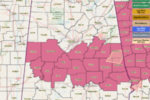 More Counties Removed From The Severe Thunderstorm Watch