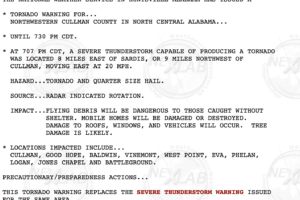 The 6.22.18 Cullman County Tornado The 6.22.18 Cullman County Tornado