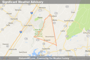 Significant Weather Advisory For Northeastern Cherokee County Until 8:15 PM CDT