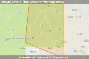 The Severe Thunderstorm Warning For Northeastern Winston County Is Cancelled