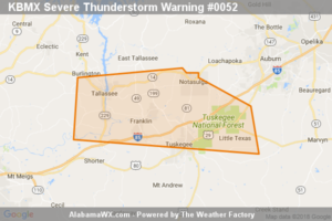 The Severe Thunderstorm Warning For Northeastern Macon County Is Cancelled