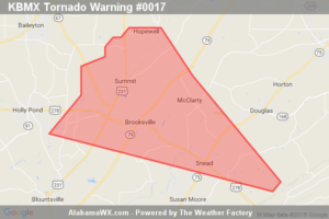 A Tornado Warning Remains In Effect Until 8:30 PM CDT For Northeastern Blount County