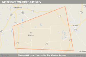 Significant Weather Advisory For West Central Perry And Southeastern Hale Counties Until 5:00 PM CDT