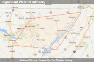 Significant Weather Advisory For Jackson, Northern Marshall,  Southern Madison And East Central Morgan Counties Until 7:00 PM CDT