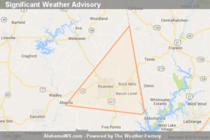Significant Weather Advisory For Southeastern Randolph And North Central Chambers Counties Until 5:45 PM CDT