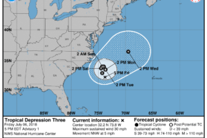 Post-tropical Cyclone Chris Racing Toward Cape Race And The
Avalon Peninsula Of Newfoundland