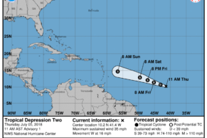 Beryl Becomes A Remnant Low