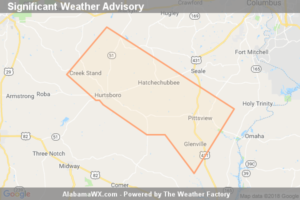 Significant Weather Advisory For Southeastern Macon And Southwestern Russell Counties Until 2:30 PM CDT