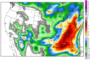 Moisture Levels Rise; Wet Tuesday