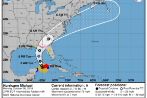 Michael Growing Stronger; Big Cool-Down For Alabama Late This Week