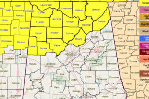 Tornado Watch for Parts of North, North-Central Alabama Until 6 a.m. CST